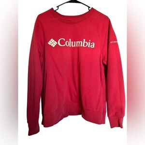 Columbia Women's Vibrant Red Crew Neck Sweater